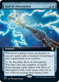 Rod of Absorption (Extended Art) (288) [Commander: Adventures in the Forgotten Realms]
