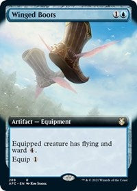 Winged Boots (Extended Art) (289) [Commander: Adventures in the Forgotten Realms]