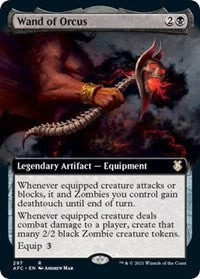 Wand of Orcus (Extended Art) (297) [Commander: Adventures in the Forgotten Realms]