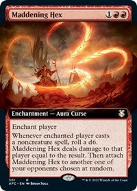 Maddening Hex (Extended Art) (301) [Commander: Adventures in the Forgotten Realms]
