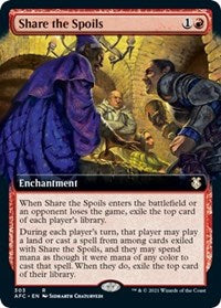Share the Spoils (Extended Art) (303) [Commander: Adventures in the Forgotten Realms]