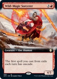 Wild-Magic Sorcerer (Extended Art) (305) [Commander: Adventures in the Forgotten Realms]