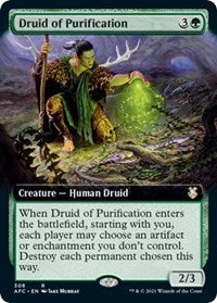 Druid of Purification (Extended Art) (308) [Commander: Adventures in the Forgotten Realms]