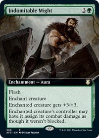 Indomitable Might (Extended Art) (309) [Commander: Adventures in the Forgotten Realms]