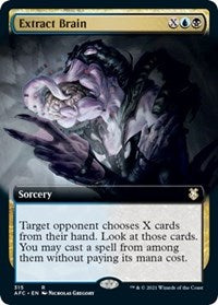Extract Brain (Extended Art) (315) [Commander: Adventures in the Forgotten Realms]