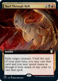 Hurl Through Hell (Extended Art) (318) [Commander: Adventures in the Forgotten Realms]