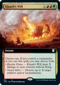 Klauth's Will (Extended Art) (321) [Commander: Adventures in the Forgotten Realms]