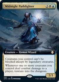 Midnight Pathlighter (Extended Art) (322) [Commander: Adventures in the Forgotten Realms]