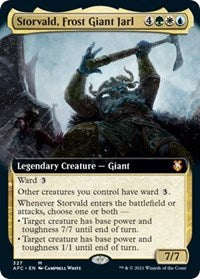 Storvald, Frost Giant Jarl (Extended Art) (327) [Commander: Adventures in the Forgotten Realms]