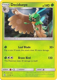 Decidueye - 11/149 (Water Web Holo) (011/149) [Miscellaneous Cards & Products]