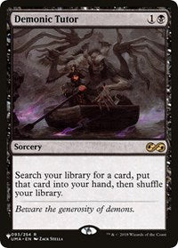 Demonic Tutor (UMA) (093/254) [The List Reprints]