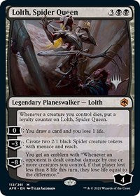 Lolth, Spider Queen (112) [Promo Pack: Adventures in the Forgotten Realms]