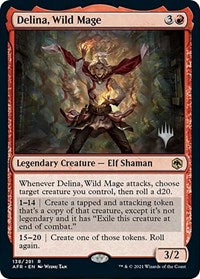 Delina, Wild Mage (138) [Promo Pack: Adventures in the Forgotten Realms]