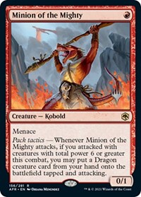 Minion of the Mighty (156) [Promo Pack: Adventures in the Forgotten Realms]