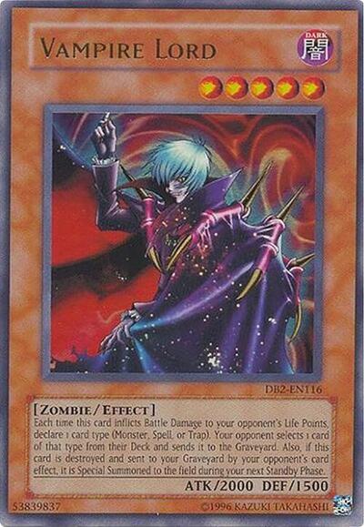 Vampire Lord (DB2-EN116) [Dark Beginning 2]