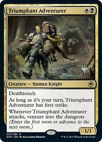 Triumphant Adventurer (237) [Promo Pack: Adventures in the Forgotten Realms]