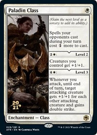 Paladin Class (29) [Prerelease Cards]