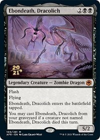 Ebondeath, Dracolich (100) [Prerelease Cards]