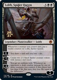 Lolth, Spider Queen (112) [Prerelease Cards]