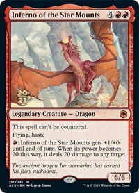 Inferno of the Star Mounts (151) [Prerelease Cards]