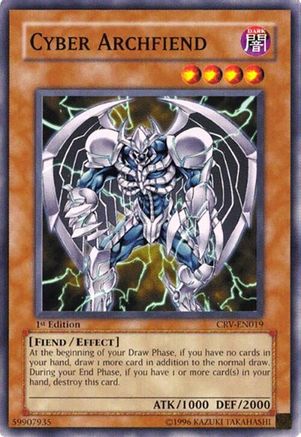Cyber Archfiend (CRV-EN019) - Cybernetic Revolution 1st Edition