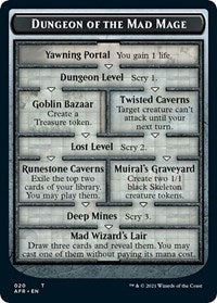 Dungeon of the Mad Mage Token (AFR) (20) [Oversize Cards]