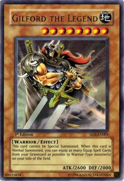 Gilford the Legend (SD5-EN001) [Structure Deck: Warrior's Triumph]