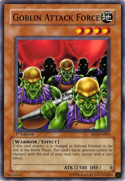 Goblin Attack Force (SD5-EN004) [Structure Deck: Warrior's Triumph]
