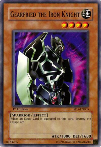 Gearfried the Iron Knight (SD5-EN005) [Structure Deck: Warrior's Triumph]