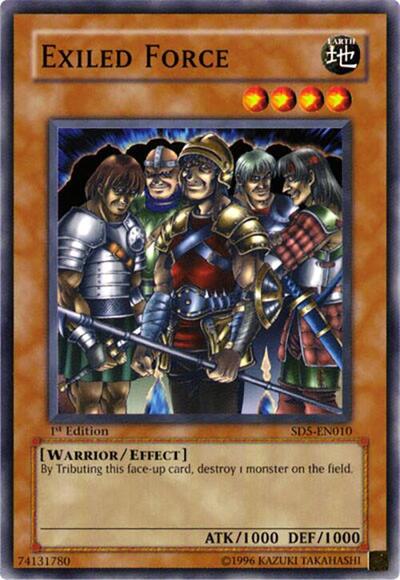 Exiled Force (SD5-EN010) [Structure Deck: Warrior's Triumph]