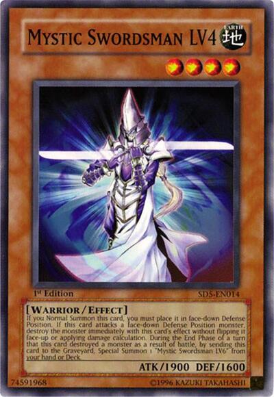 Mystic Swordsman LV4 (SD5-EN014) [Structure Deck: Warrior's Triumph]