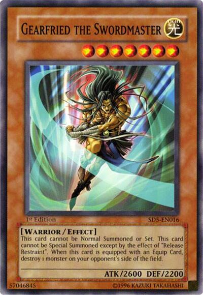 Gearfried the Swordmaster (SD5-EN016) [Structure Deck: Warrior's Triumph]