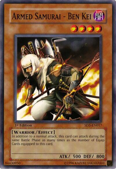 Armed Samurai - Ben Kei (SD5-EN017) [Structure Deck: Warrior's Triumph]