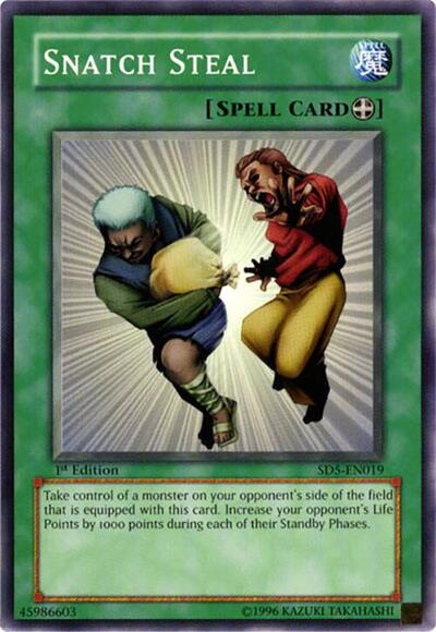 Snatch Steal (SD5-EN019) [Structure Deck: Warrior's Triumph]