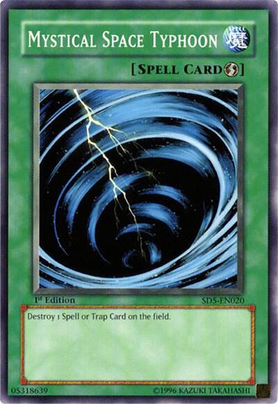 Mystical Space Typhoon (SD5-EN020) [Structure Deck: Warrior's Triumph]
