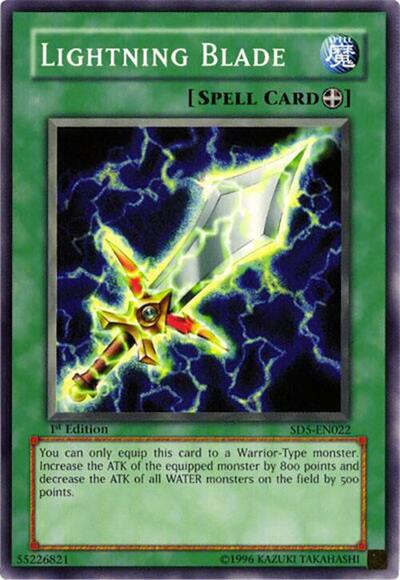 Lightning Blade (SD5-EN022) [Structure Deck: Warrior's Triumph]