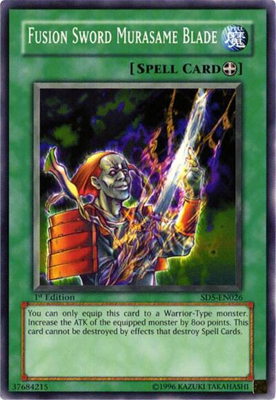 Fusion Sword Murasame Blade (SD5-EN026) [Structure Deck: Warrior's Triumph]