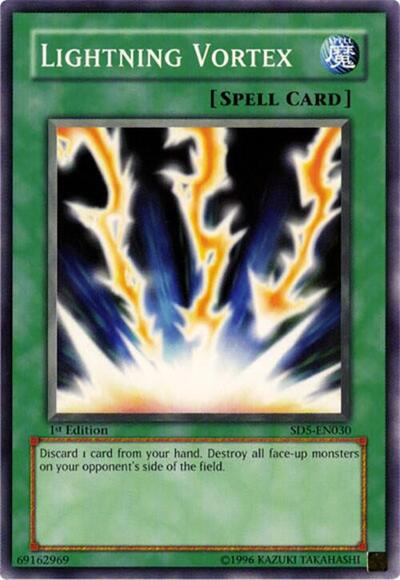 Lightning Vortex (SD5-EN030) [Structure Deck: Warrior's Triumph]