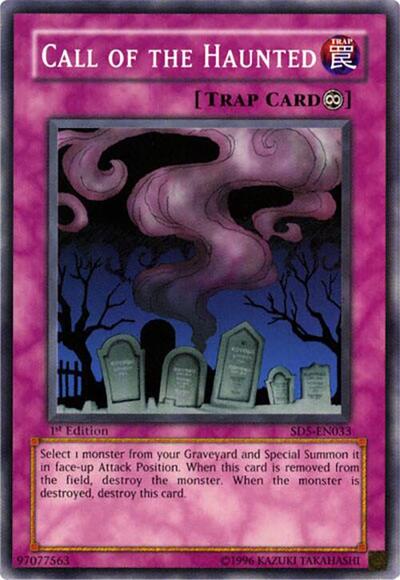 Call Of The Haunted (SD5-EN033) [Structure Deck: Warrior's Triumph]