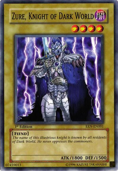 Zure, Knight of Dark World (EEN-EN001) [Elemental Energy]