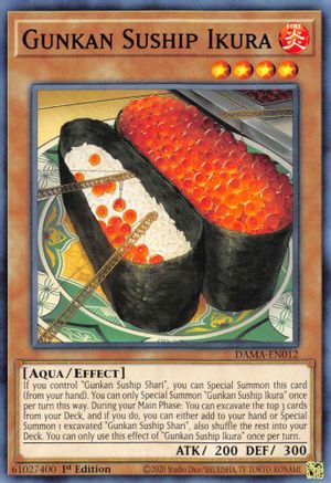 Gunkan Suship Ikura (DAMA-EN012) - Dawn of Majesty 1st Edition