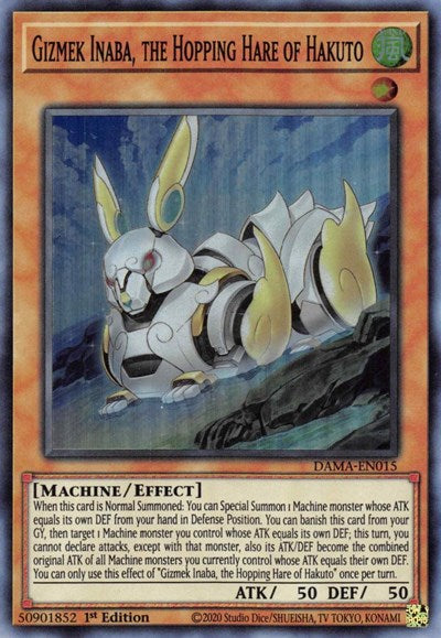 Gizmek Inaba, the Hopping Hare of Hakuto (DAMA-EN015) [Dawn of Majesty]