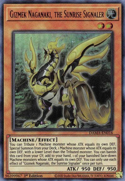 Gizmek Naganaki, the Sunrise Signaler (DAMA-EN016) [Dawn of Majesty]