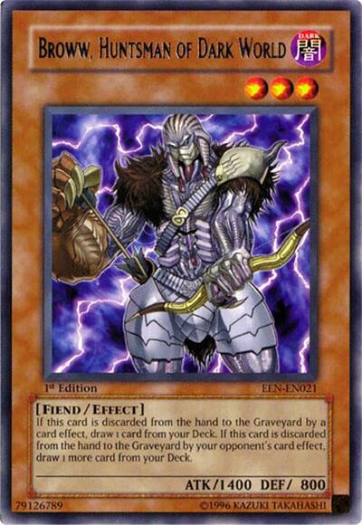 Broww, Huntsman of Dark World (EEN-EN021) [Elemental Energy]