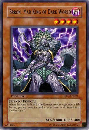 Brron, Mad King of Dark World (EEN-EN022) - Elemental Energy 1st Edition