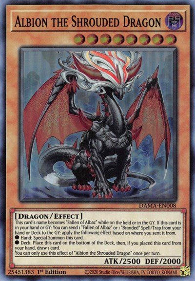 Albion the Shrouded Dragon (DAMA-EN008) [Dawn of Majesty]