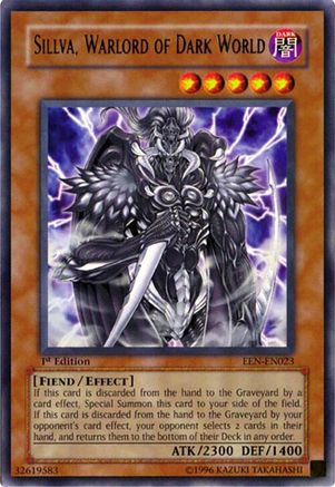 Sillva, Warlord of Dark World (EEN-EN023) - Elemental Energy 1st Edition