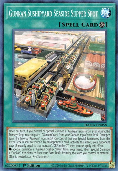 Gunkan Sushipyard Seaside Supper Spot (DAMA-EN058) [Dawn of Majesty]