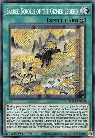 Sacred Scrolls of the Gizmek Legend (DAMA-EN060) [Dawn of Majesty]