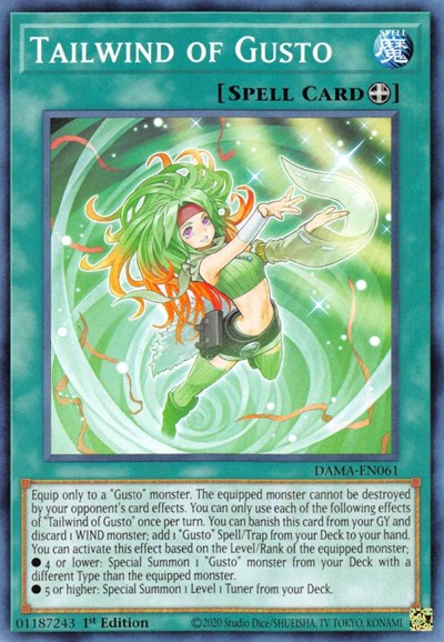 Tailwind of Gusto (DAMA-EN061) [Dawn of Majesty]